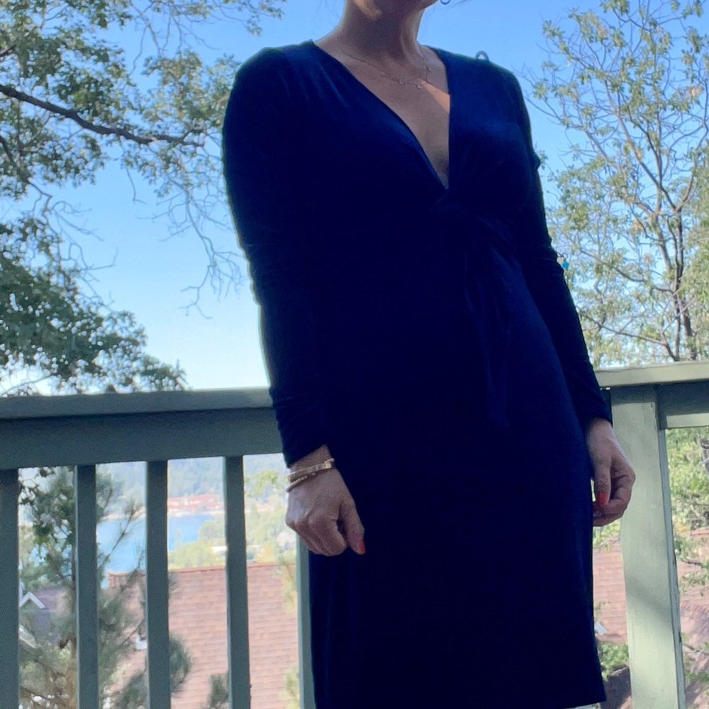 Veronica M Dress size "xs" Navy velvet